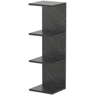 [en.casa] Surahammar Wandregal 95 x 30 x 28 cm Schwarz