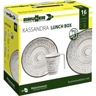 Brunner Campinggeschirr Set 16-tlg. für 4 Personen