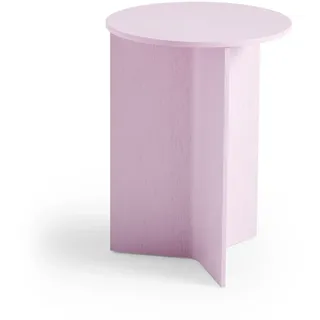 HAY - Slit Table Round High, Ø 35 x H 47 cm, pink