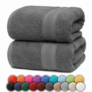 NatureMark Handtuchset 70 x 140 cm anthrazit 2 St.