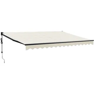 vidaXL Elektrische Markise mit Kurbel Creme 4x3 m