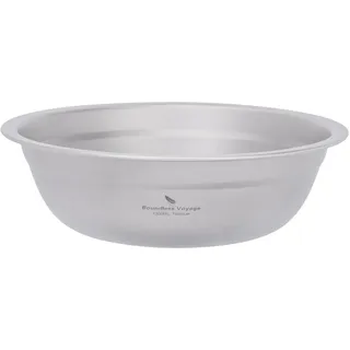 Boundless Voyage Camping Teller Geschirr Teller Titan Schalen Set Ultralight Dinner Teller Stapelbares Geschirr Set für Außen,Küche Ti1147T