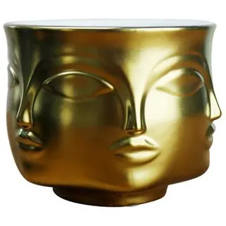 Moderne Keramik-Blumenpot Vase Dora Maar Musa Jonathan Adler Dekorationsleiter Figure Design - Gold