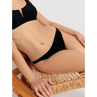Bikini-Hose »Gina«, mit hohem Schnitt, Gr. 36 - N-Gr, schwarz, , 67167116-36 N-Gr