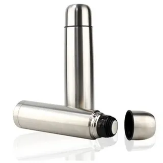 Michelino Thermoskanne Edelstahl/silber 0,75 l
