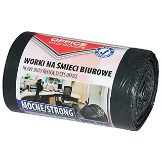 office-products Müllbeutel 35 Liter, schwarz, 50 Stück