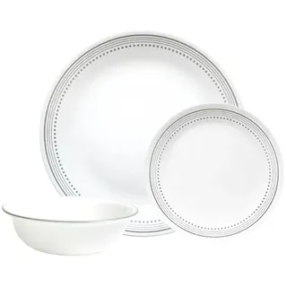 Corelle® Mystic Gray Geschirr-Set, 12-teilig, Service für 4 Personen