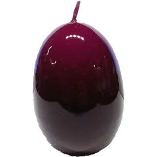 eikerze nr 2 merlot gelackt engels kerzen Ø 6 x H 9cm 20 Std osterkerze