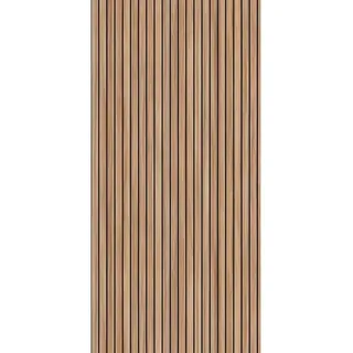 BREUER Duschrückwand »Q72«, 1000 x 2100, Scandi vertikal - braun