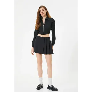 Koton Hosenrock Mini Länge Mit Falten Hosenrock schwarz 34