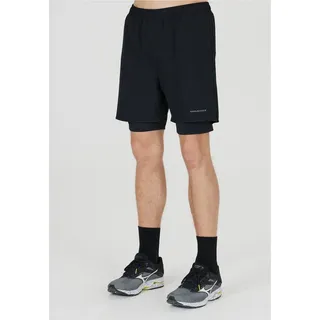 ENDURANCE Shorts Kros Im 2-in-1-Design mit Quick Dry und Stretch-Funktion schwarz XXXL