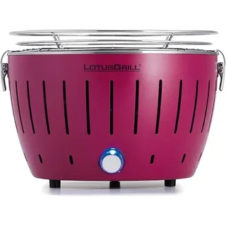 Lotusgrill Holzkohlegrill S pflaumenlila inkl. USB Anschluss