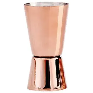 Mixcompany Messbecher Jigger / Barmaß aus Edelstahl kupferfarbener Cocktail Messbecher
