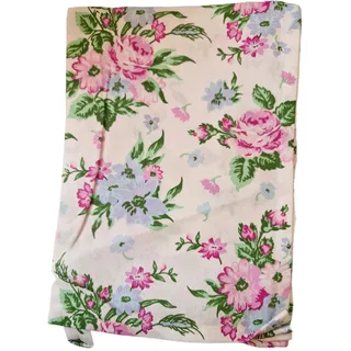 Krasilnikoff - Geschirrtuch, Trockentuch, Küchentuch - Romantic Flower Weiß - Baumwolle - 70 x 50 cm - 1 Stück