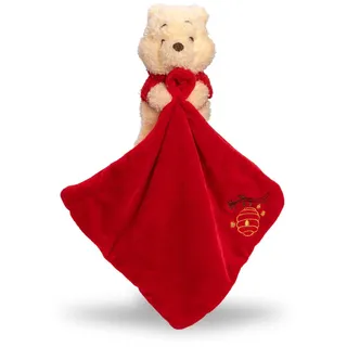 Disney Winnie Puuh - Plüschtier mit Schmusetuch - ca. 29 cm, ab 0 Monaten | Anschmiegsamer Stoffbegleiter zum Greifen und Fühlen, niedliche Bärenfigur, für gemütliche Ruhezeiten zu Hause und unterwegs