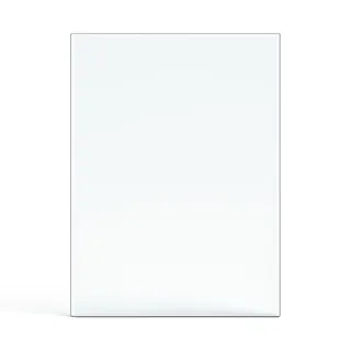 Feuercampus Funkenschutzplatte Glas Rechteck 120×110×0,6 cm ESG Kamin Bodenplatte hitzebeständig Schutzplatte Feuerstelle Ofenunterlage Sicherheitsglas Funkenschutz Kamin Glasplatte
