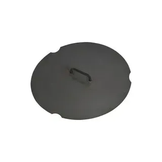 CookKing Deckel für Feuerschale schwarz Stahl B/T: ca. 62x62 cm - schwarz