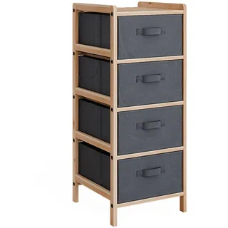 Vicco Kommode Bruno 34,5 x 86 cm Grau