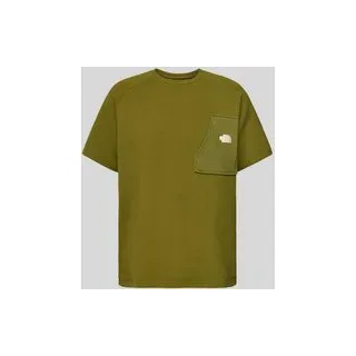 T-Shirt mit Brusttasche Modell 'TERRY', Oliv, $listsize[$i].replace('"','"')