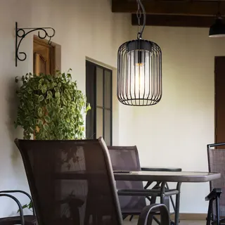 Hängelampe Außenleuchte Pendelleuchte Gartenlampe Edelstahl LED Hängeleuchte