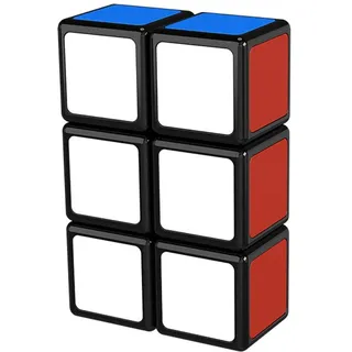 Oostifun MO FANG GE 1x2x3 Würfel-Puzzle, eine Schicht, 1x2x3, schwarzes Puzzle, glattes Drehwürfel, Spielzeug für Anfänger (schwarz)