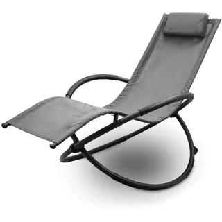 LACESTONE Relax Liege Sonnenliege 174 x 78 x 89 cm Anthrazit