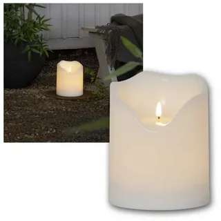 Star Trading Flamme Grand Stumpenkerze 20 cm weiß