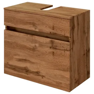 WELLTIME Waschbeckenunterschrank Baabe 60 x 55 cm Braun