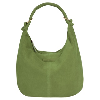 Shopper BRUNO BANANI Gr. B/H/T: 43 cm x 33 cm x 4 cm onesize, grün Damen Taschen Handtaschen echt Leder
