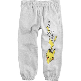 Pokémon - Gaming Jogginghose für Kinder - Kids - Pikachu - Pokemon Trainer - für Mädchen & Jungen - grau meliert  - EMP exklusives Merchandise! - 152