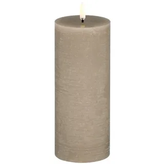 Piffany Uyuni LED Stumpenkerze 8 cm 20 cm beige