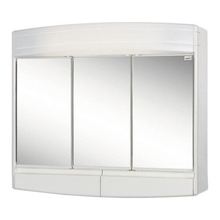 Spiegelschrank Sieper Topas eco 60 x 18 x 53 cm weiß 3-türig LED IP 20