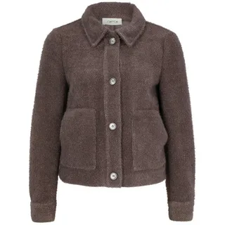 Cartoon Blusenblazer Blazerjacke Kurz 1/1 Arm Dark Almond 34 EU