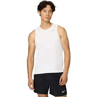 Nike Dri-FIT Miler Lauf-Tanktop Herren 100 white/reflective silv L