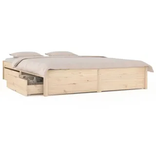 vidaXL Bett mit Schubladen 120x200 cm1124496