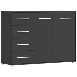 moeblo KOM001 135 x 95 x 45 cm Schwarz