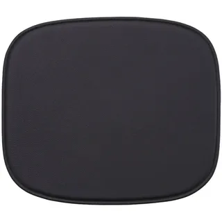 Muuto Fiber Lounge Chair Sitzkissen, easy leder schwarz