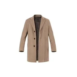 bugatti Herren Mantel beige unifarben, beige, Herbst/Winter 2024/2025