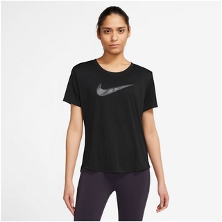 Nike Laufshirt DRI-FIT SWOOSH WOMEN'S SHORT-SLEEVE RUNNING TOP schwarz S (34/36)