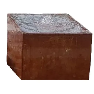 Jürgen Bocker - Gartenambiente Gartenbrunnen Brunnenquader Cortenstahl Gartenbrunnen versch. Größen von 30 - 60 cm