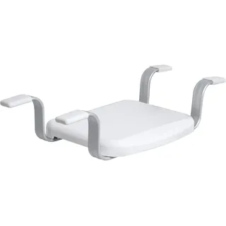 Weingarten Badewannensitz 43909 Sitzbrett Anti-Rutsch bis 150 kg Wannenbreite 52-64 cm Weiß