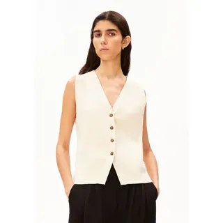 ARMEDANGELS Compact Buttoned Strickweste Beige L