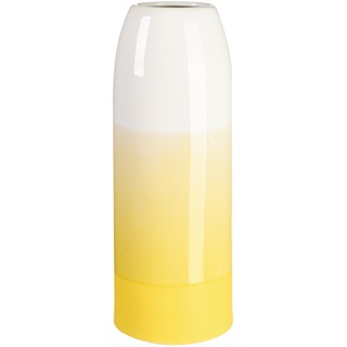 Vase BLOCKS ca.12x33cm, gelb