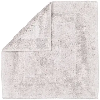CAWÖ Luxus Badteppich 1000 Silber 60 x 60 cm