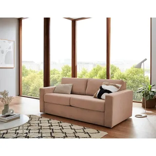 ATLANTIC home collection Schlafsofa Rolando, für Dauerschläfer geeignet inklusive hochwertiger Matratze braun