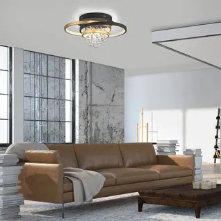 Paul Neuhaus Rotazo 1 LED dimmbar rot/Aluminium/Glas/Messing
