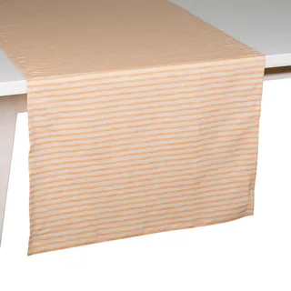 Pichler Halbleinen Tischwäsche Collin Tischläufer 50x150 cm | orange - orange