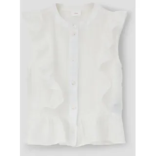s.Oliver Blusentop Bluse Volantbluse aus Viskosemix bunt L (158/164)