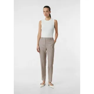 comma 7/8-Hose Hose Strukturierte Hose mit Formbund in Ankle-Länge beige 48