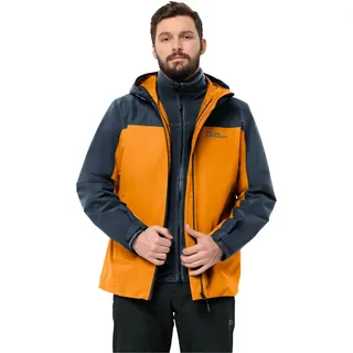 Jack Wolfskin Taubenberg 3in1 Jacket Herren safflower XXL